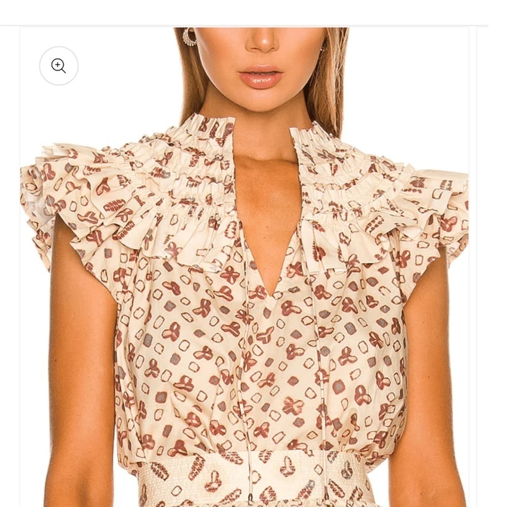 Ulla Johnson Women's  Solina In Opal Top Size 4 New